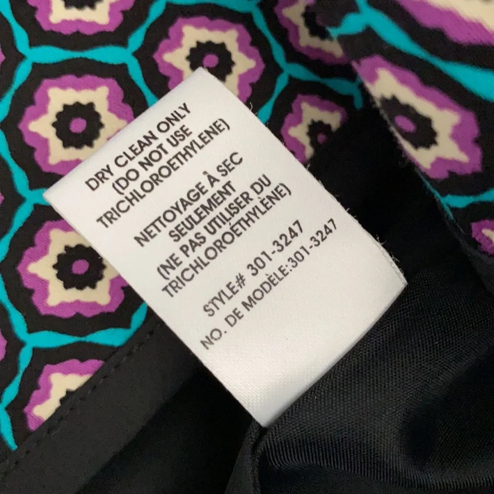 Nanette Lepore | Bohemian Geometric Print Stretch Cotton A-Line Mini Skirt 8 - Picture 9 of 16